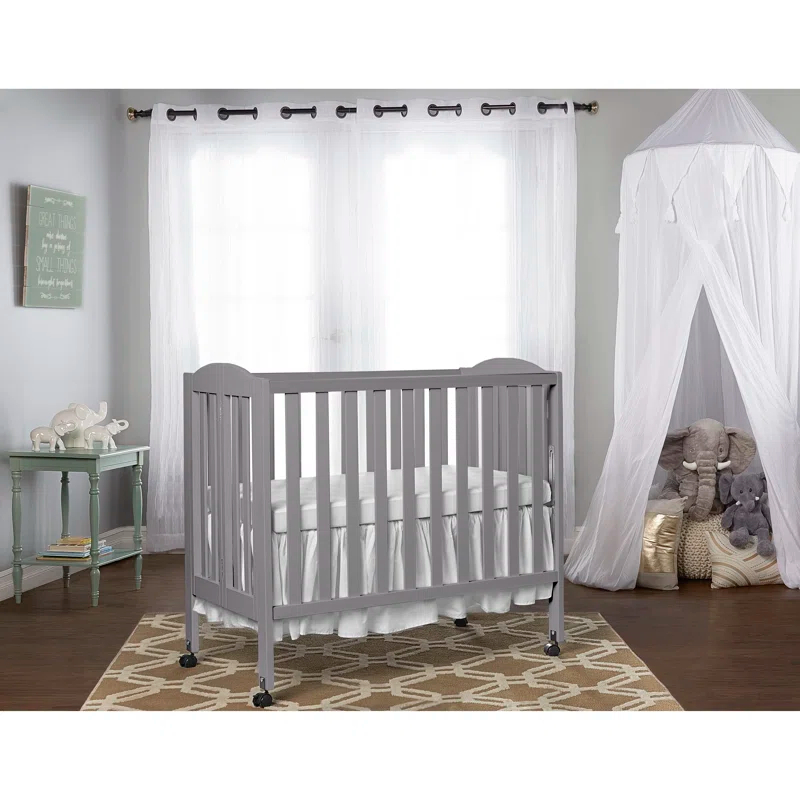 Dream On Me 2-in-1 Mini Convertible Portable Crib