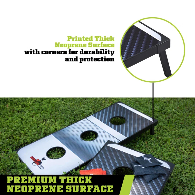 Backyard Hero Backyard Hero 48" Tailgate Combo Bean Bag Toss and Washer Toss Games
