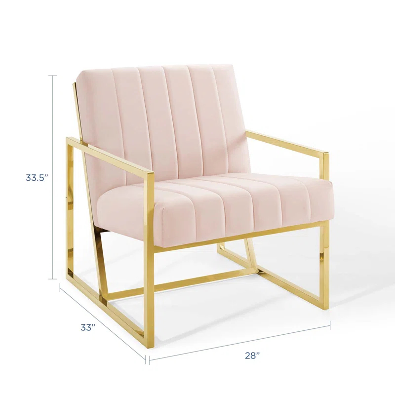 Modway Modway Inspire Channel Tufted Performance Velvet Armchair