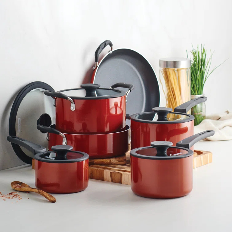 Tramontina Tramontina Aluminum Non Stick 11 Pc Nesting Cookware Set