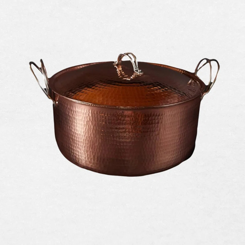 Sertodo Copper Beautiful and Big Copper Dutch Ovens, 12 quart
