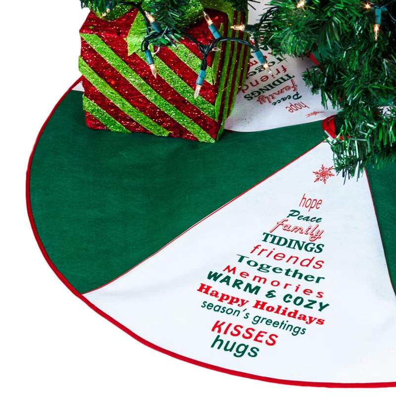 The Holiday Aisle Greeting Tree Skirt