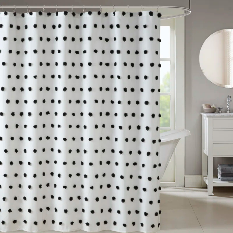 Madison Park Sophie Polka Dots Shower Curtain
