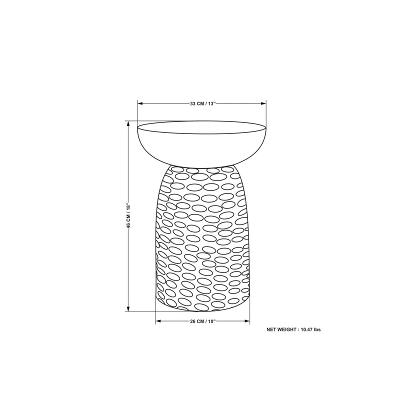 Simpli Home Boyd Solid Mango Wood Pedestal Accent End Table