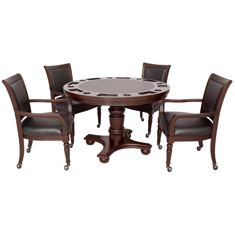 Hathaway Games Bridgeport 2-in-1 Poker Table Set
