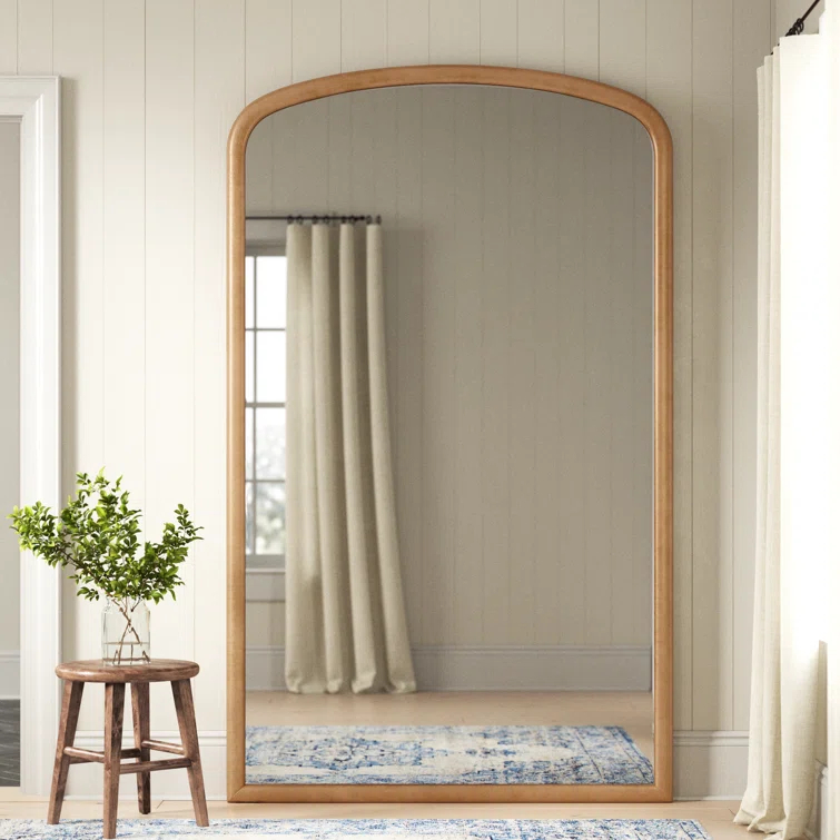 Peach Flat Floor Mirror