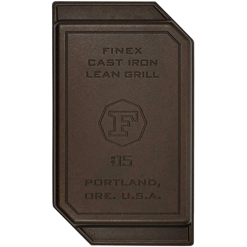 FINEX 15 Inch Cast Iron Lean Grill Pan