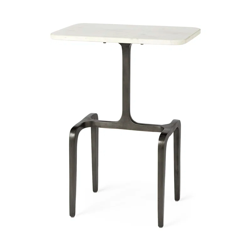 Marble Top End Table