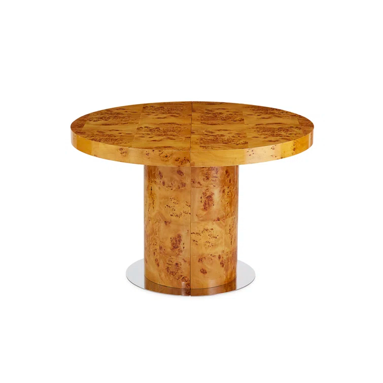 Jonathan Adler Bond Extendable Solid Wood Top Dining Table