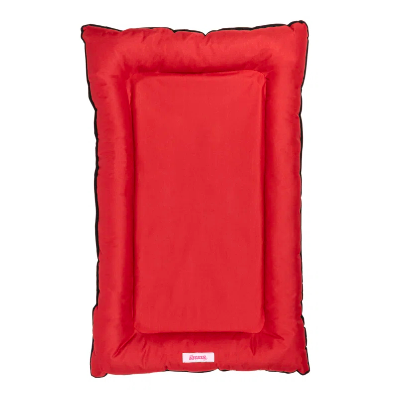 The Licker Store Archie Traditional Oxford Waterproof Indoor/Outdoor Hand-Washable Memory Foam Camping Pet Bed