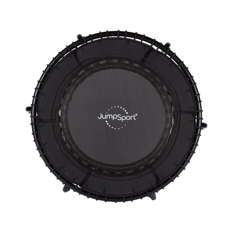 JumpSport JumpSport 370 Home Gym 39" Heavy Duty Fitness Trampoline with 4-In-1 DVD, Black