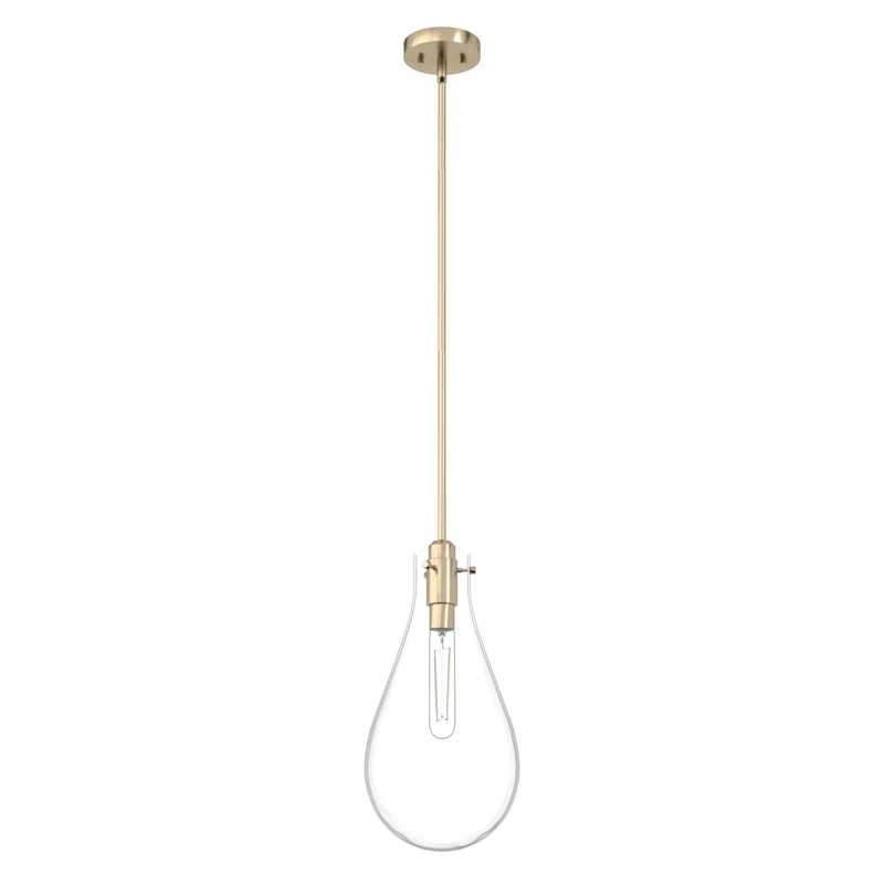 Lundin 1 - Light Single Tear Drop Pendant