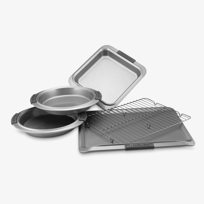Anolon Advanced Nonstick Bakeware / Baking Set with Silicone Grips