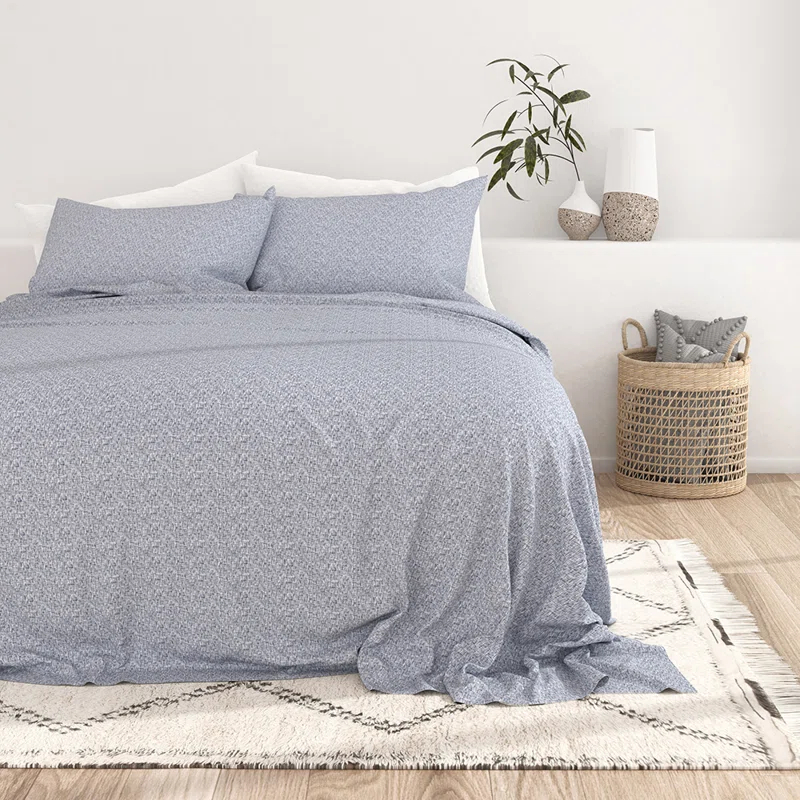 Becky Cameron Simply Soft™ Scallops Pattern Microfiber Sheet Set