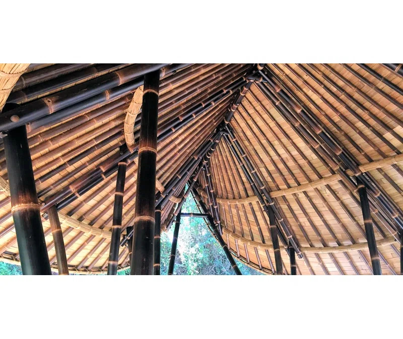 MGP Giant Black Timber Bamboo Poles | Wayfair