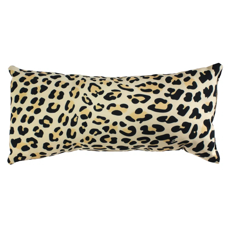 College Covers Animal Print Reversible Throw Pillow