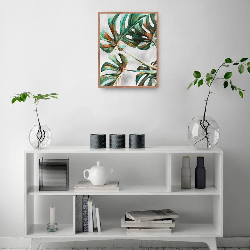 Bay Isle Home™ Monstera by Studio Arts Canvas Art Print