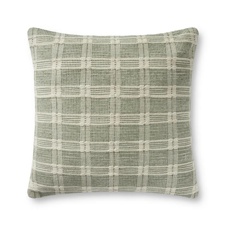 Amber Lewis x Loloi Madera Striped Cotton Throw Pillow