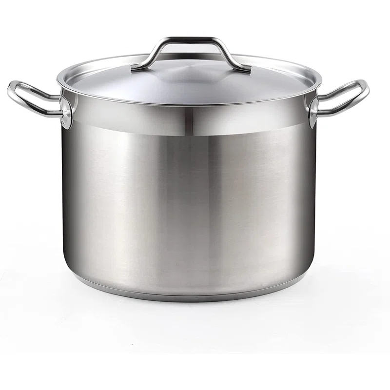 Cooks Standard Cooks Standard Professional Stainless Steel Stock Pot with Lid, Silver