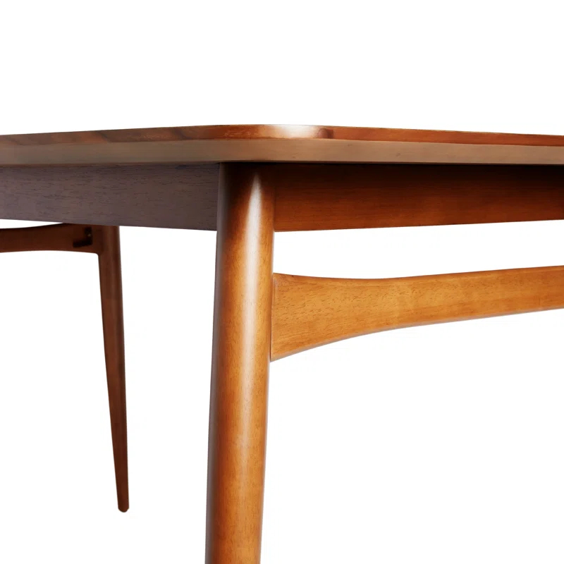 George Oliver Mid-Century 59" Modern Wood Tapered Legs Dining Table,kitchen table,dinning table