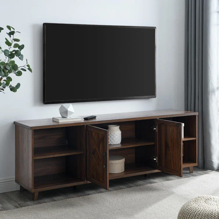 Mercury Row® Rudisill 70" 2-Door TV Stand for TVs up to 80"