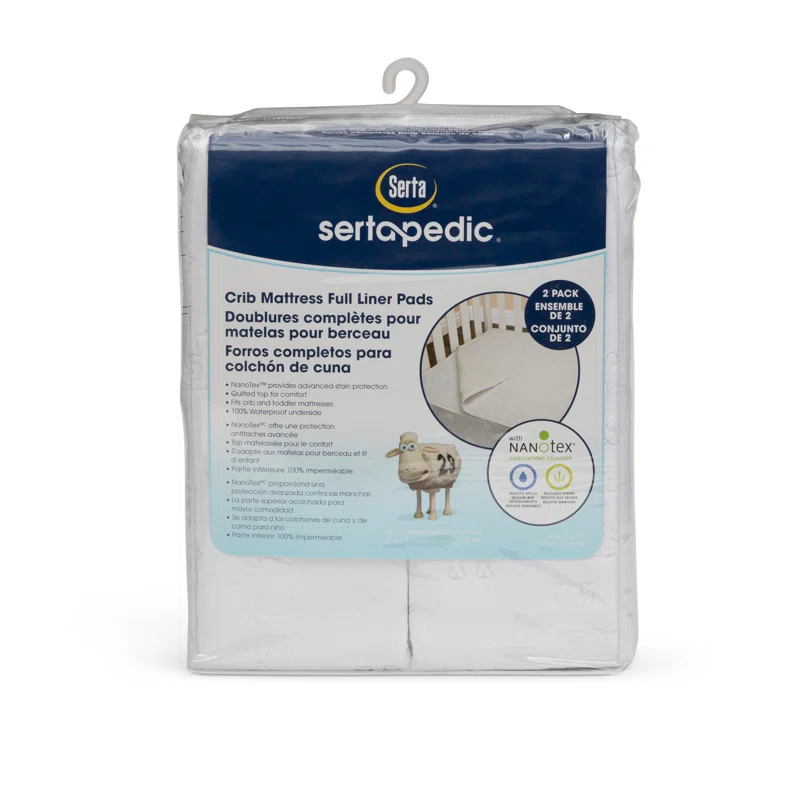 Serta Sertapedic Liner Crib Mattress Pad (Set of 2)
