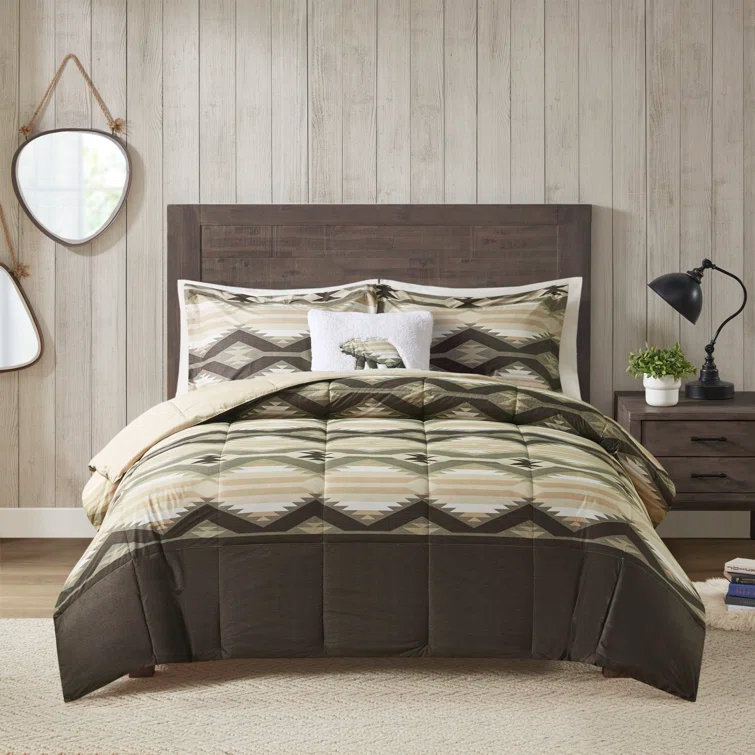Woolrich Woolrich Emmet Creek Down Alternative Comforter Set with Throw Pillow
