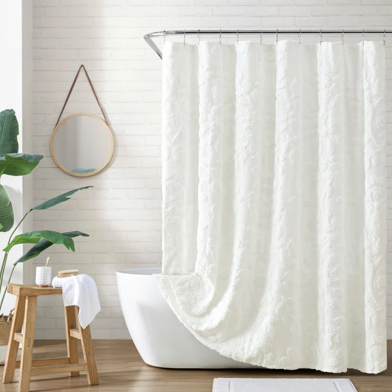 Peri Home Peri Home Chenille Laurel Shower Curtain 72 X 72