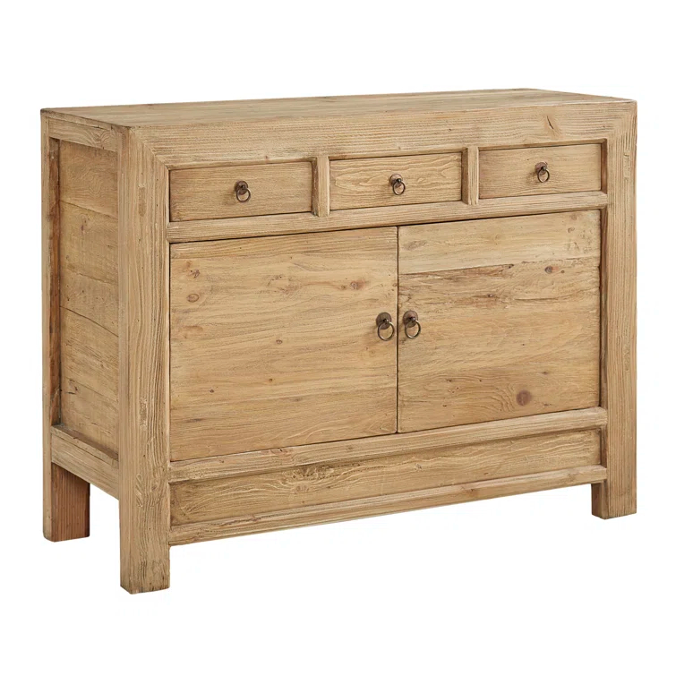 Akeelah 47'' Beige Pine Transitional Sideboard