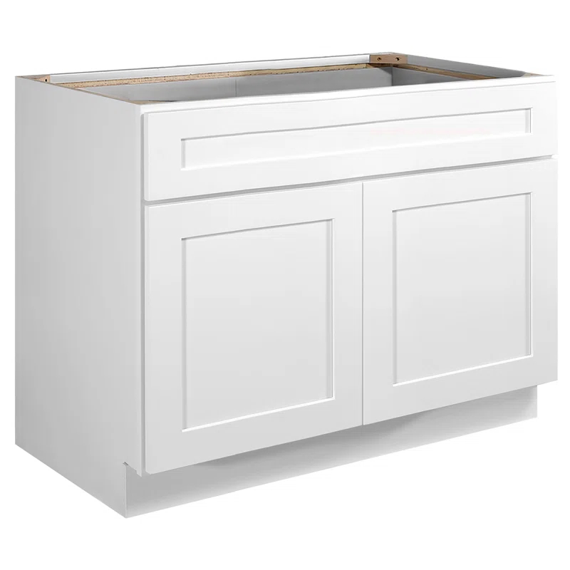 Design House Design House Brookings Unassembled Shaker Sink Base Kitchen Cabinet, White