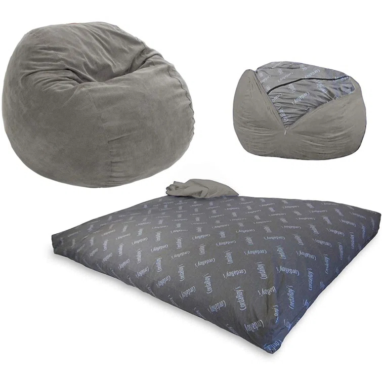 CordaRoy's CordaRoy's Corduroy Convertible Bean Bag Chair
