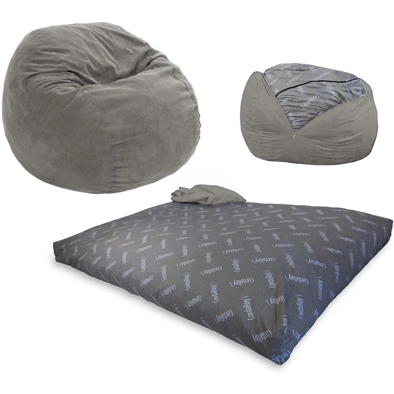 CordaRoy's Corduroy Convertible Bean Bag Chair