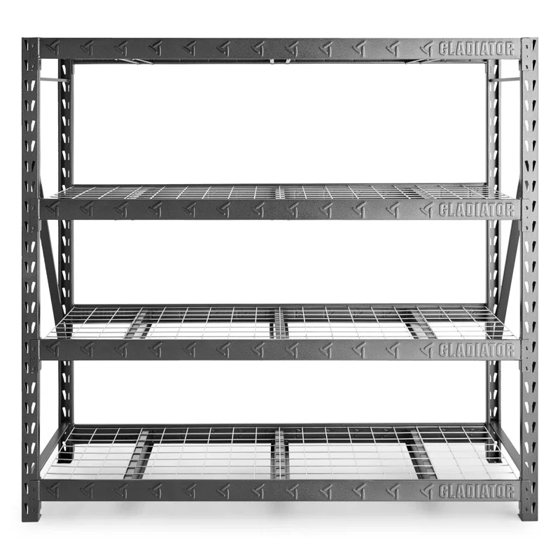 Gladiator® 77" Wide Heavy Duty Rack With Four 24" Deep Shelves & Reviews | Wayfair