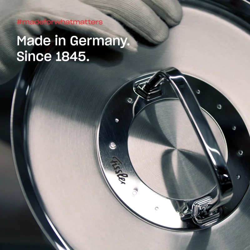 Fissler Original-Profi Collection® Stainless Steel Round Roaster With High Dome Lid, 5.1 Quart