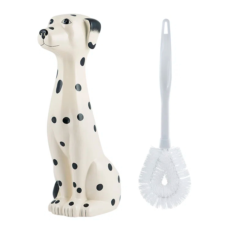 Allure Home Creations Dalmatian Bowl Brush Holder