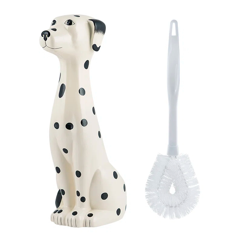 Allure Home Creations Dalmatian Bowl Brush Holder