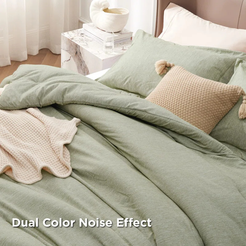 Bedsure Bedsure Cationic Dyed Comforter Set Dorm Bedding