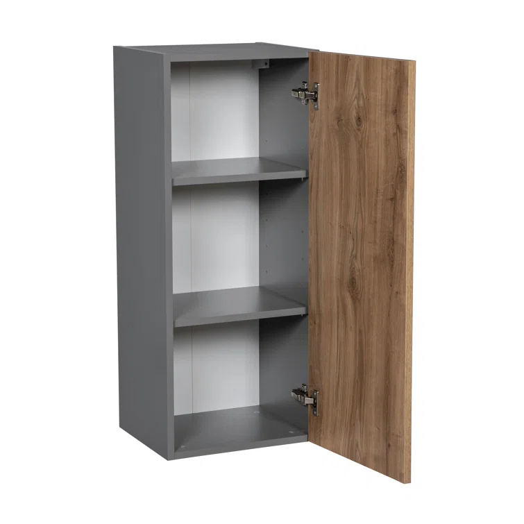 WALLKITCHENS Open Particleboard Standard Wall Cabinet Ready-to-Assemble