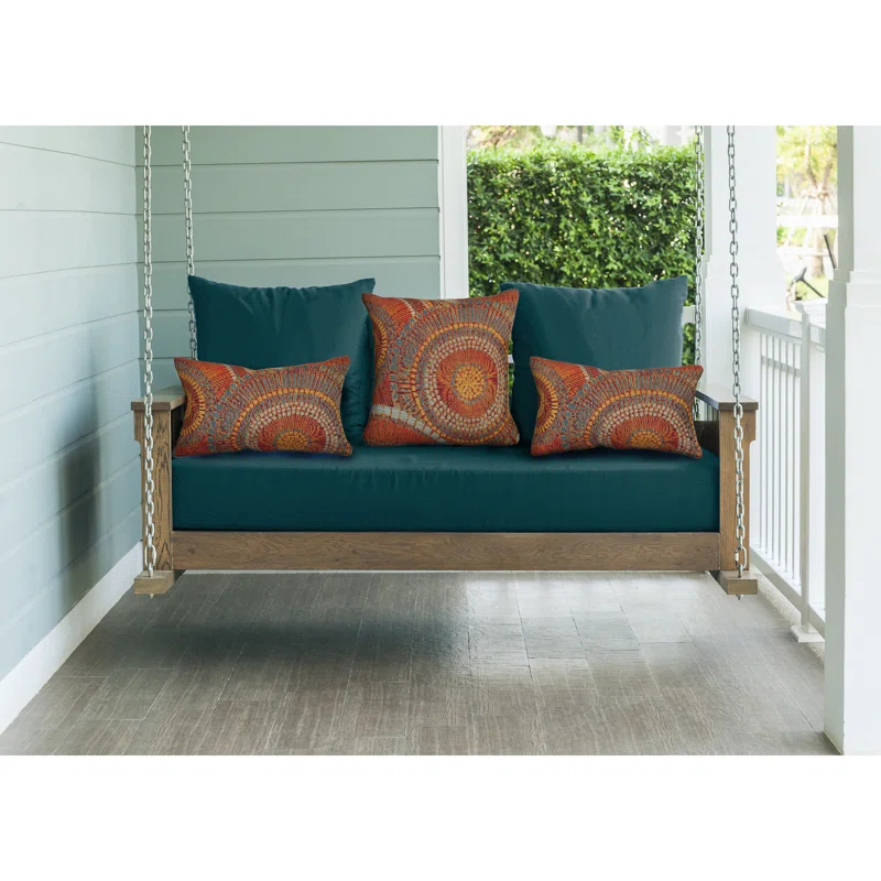 Marina Abstract Indoor/Outdoor Throw Pillow