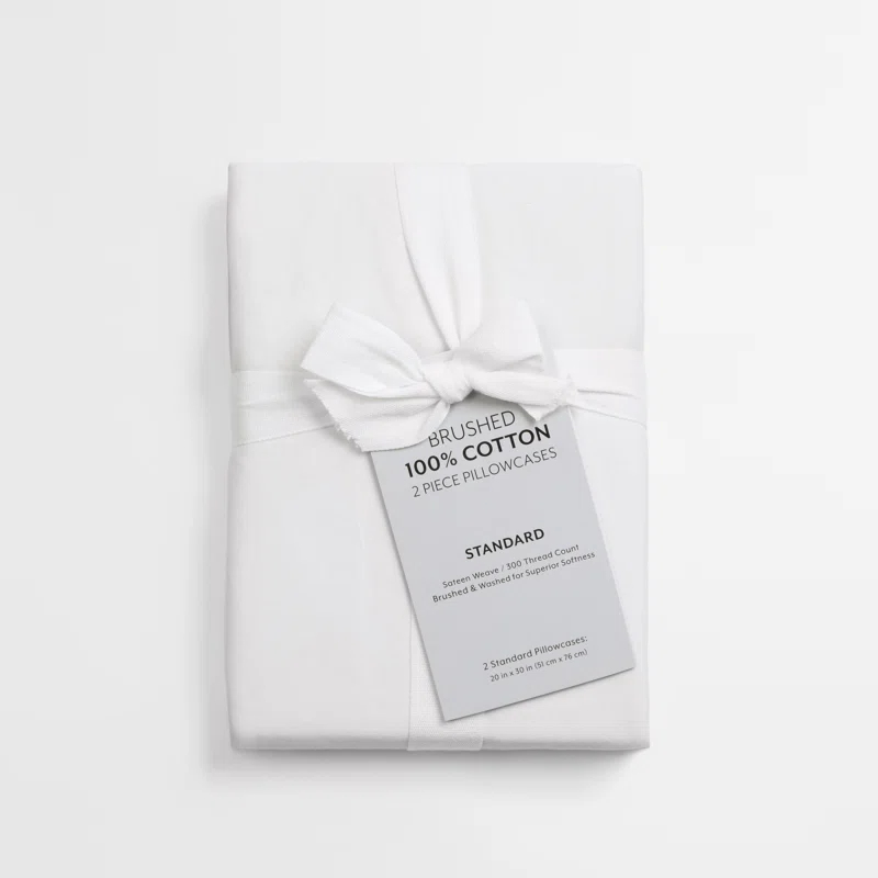 Becky Cameron Luxury Rayon From Bamboo Pillowcase Set Cooling Silky Soft Bedding (Set of 2)