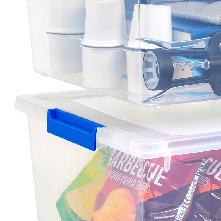 IRIS USA, Inc. IRIS USA, Inc. Plastic Storage Tub & Tote (Set of 4)