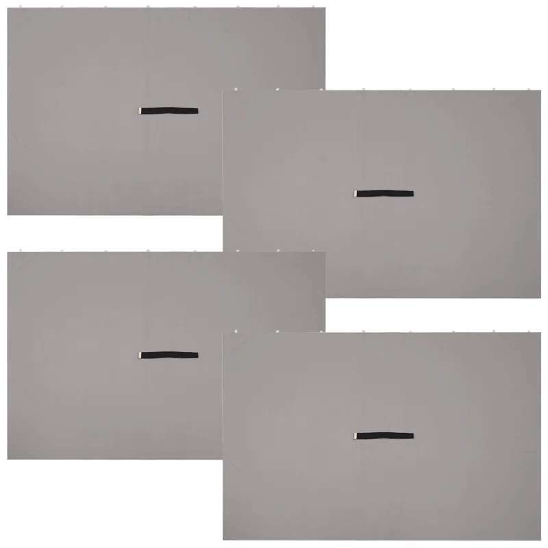 Arlmont & Co. Solomon Arlmont & Co. Fabric Side Wall for Gazebo (Set of 4)