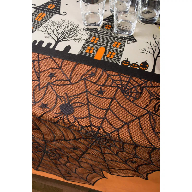 The Holiday Aisle® Turnage Haunted House Table Runner