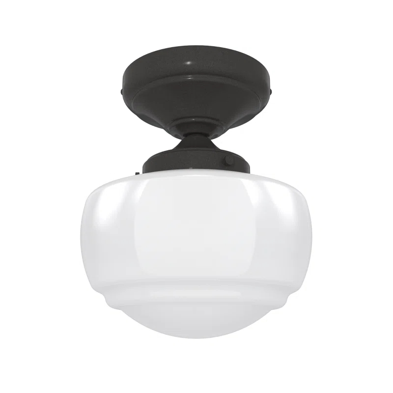 Hunter Saddle Creek 1 Light Mini Flush Mount Ceiling Light Fixture