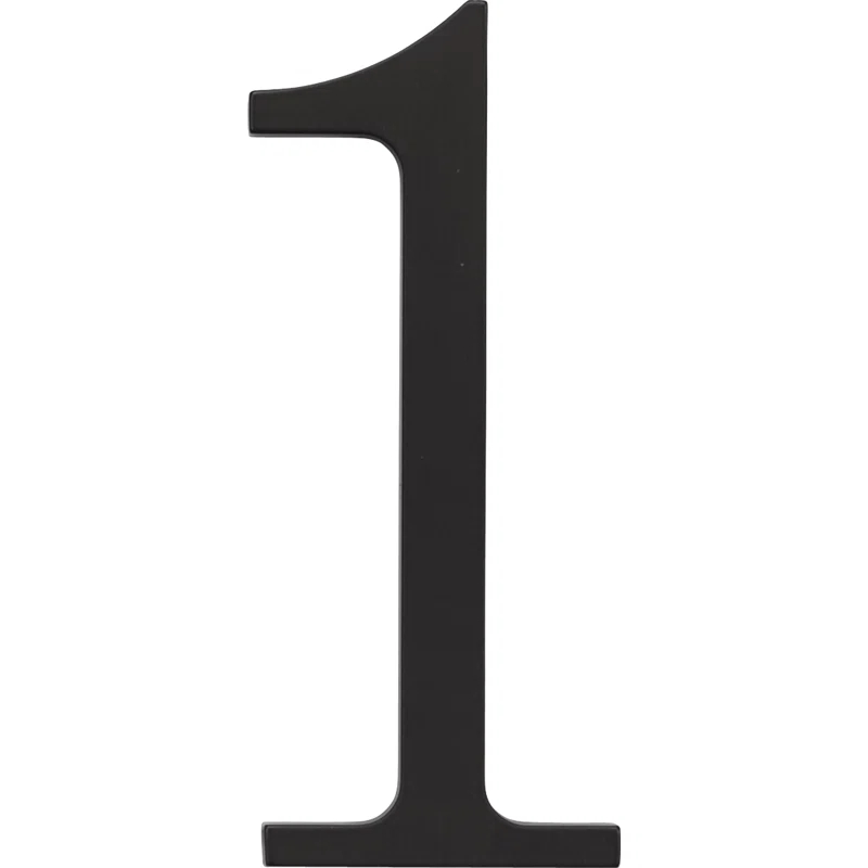 Atlas Homewares Traditionalist 6" H Surface Mount House Number
