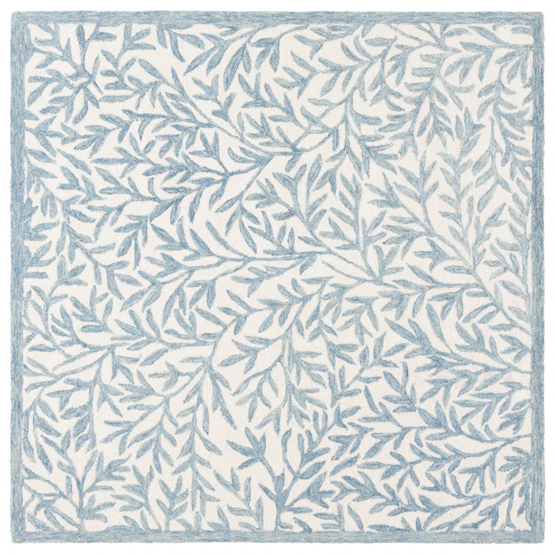 Martha Stewart Hand Tufted 80% Wool, 20% Cotton Floral Rug