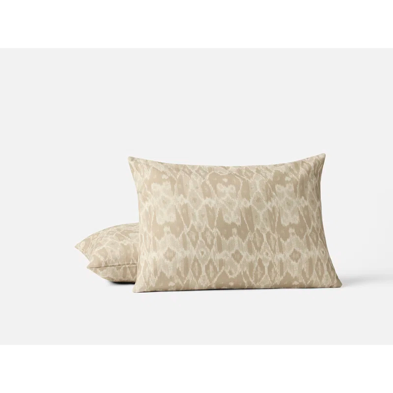 Coyuchi Cavallo Ikat Cotton Pillow Cover