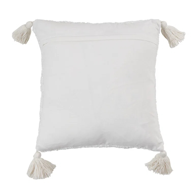 Saro Allman Collection Geometric Cotton Throw Pillow
