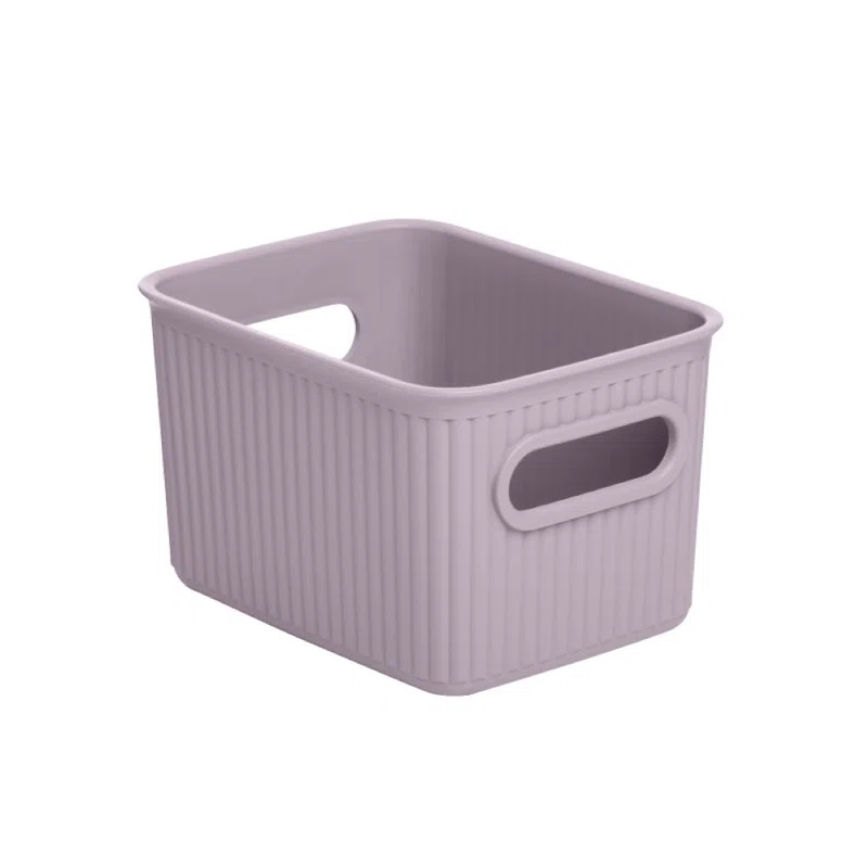 Ribbed Plastic Basket Set