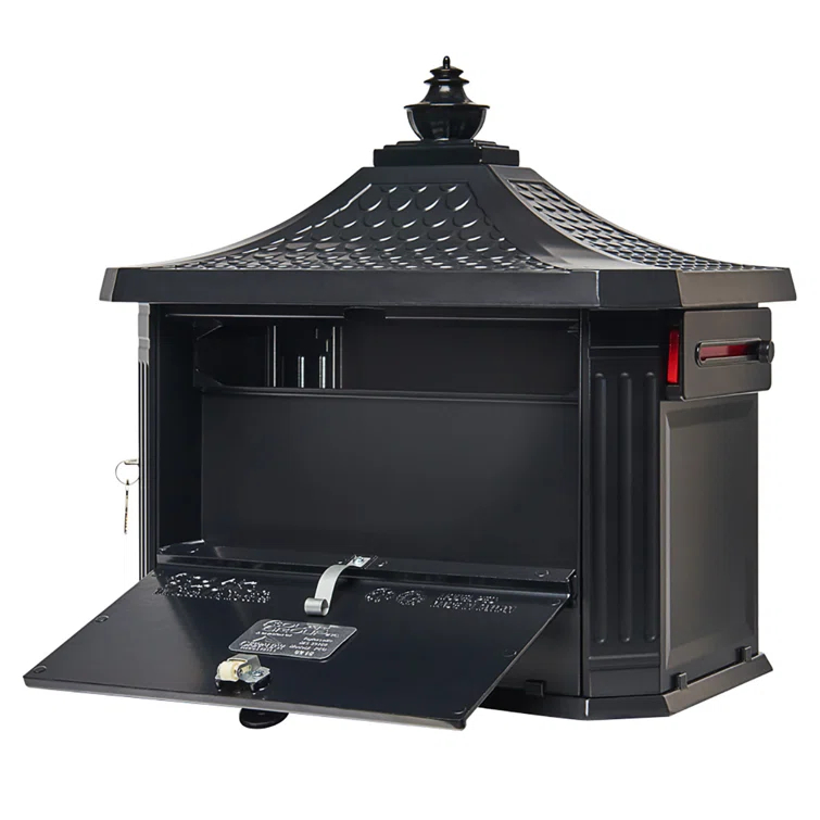 Pedestal Locking Post Mounted Mailbox